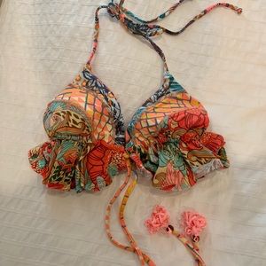 Maaji Ruffle Bottom Bikini Top